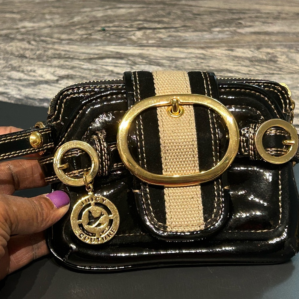 Juicy Couture Chic Black and Gold Women's Bag